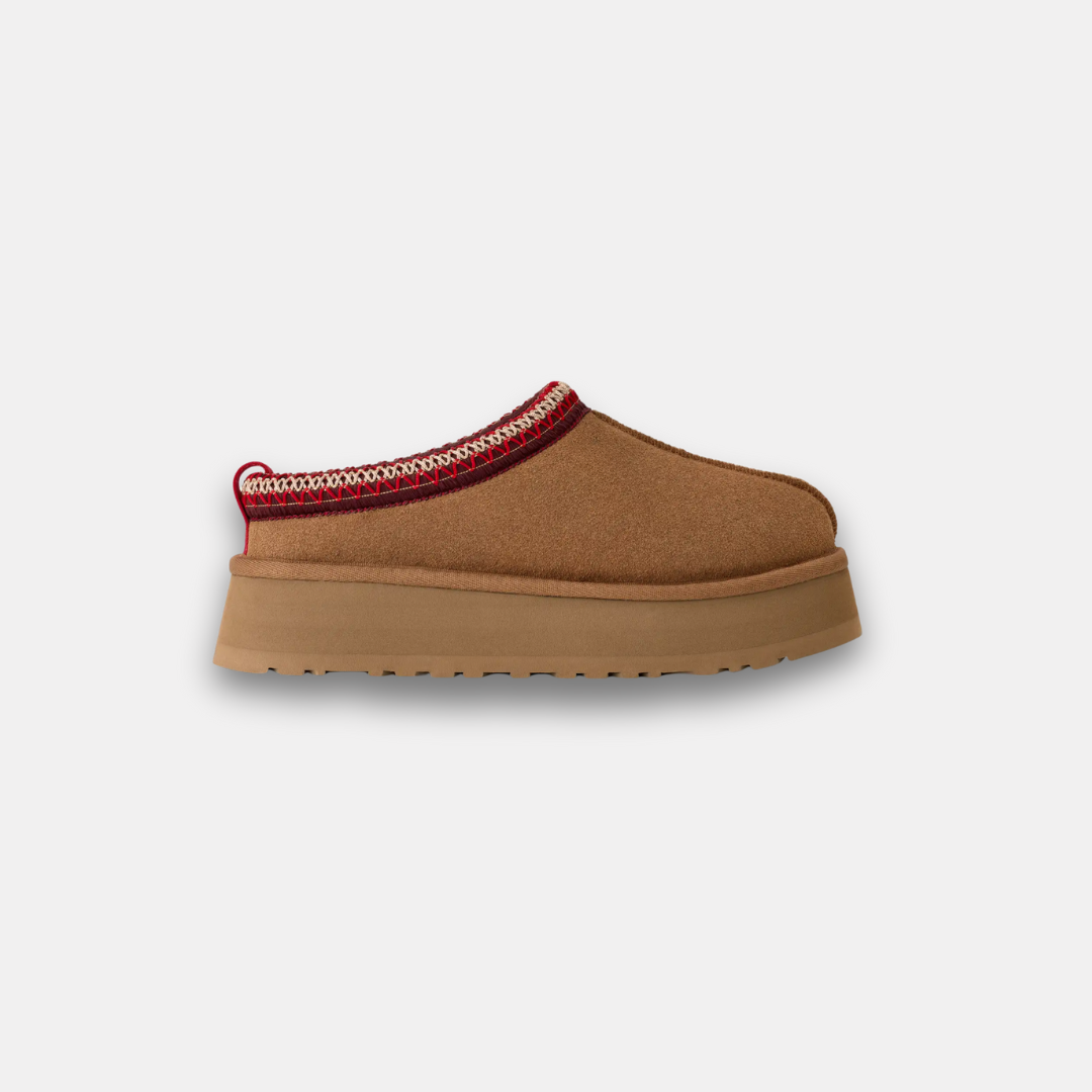 Leather Fluffy Fur Cozy Slippers