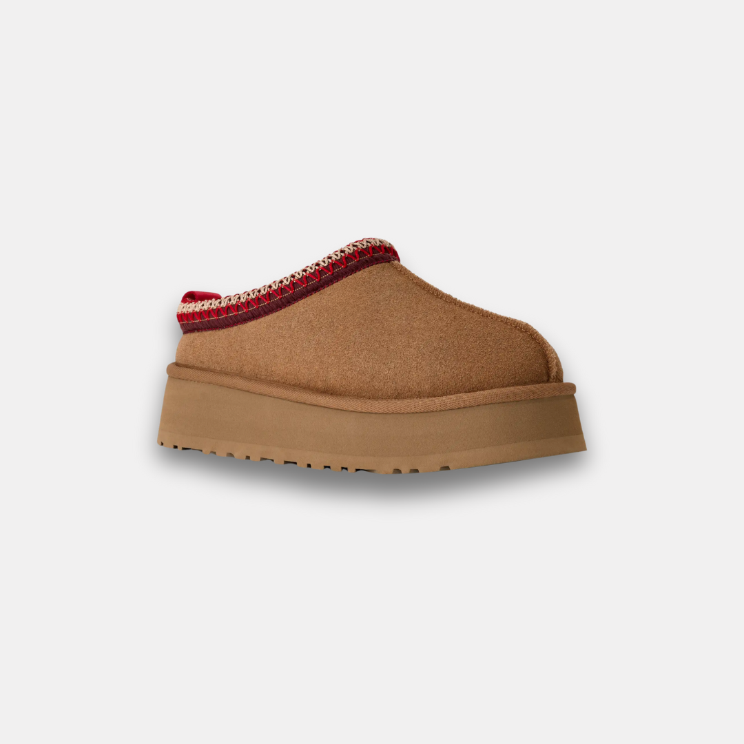 Leather Fluffy Fur Cozy Slippers